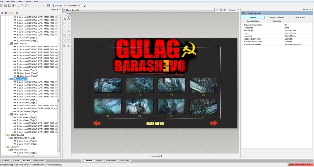 DVD and Blu-ray chapter menu pg. 3