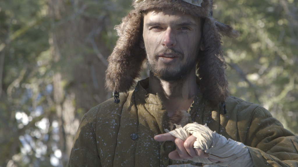 Anton Gush before a take.
