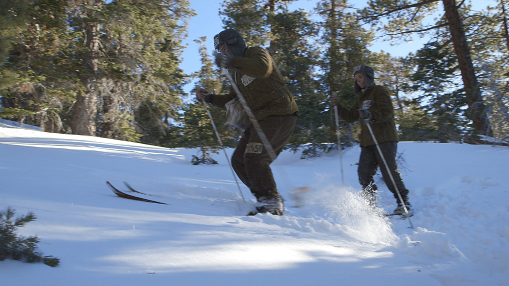 ALEXANDER and ANASTASIA escape skiing
