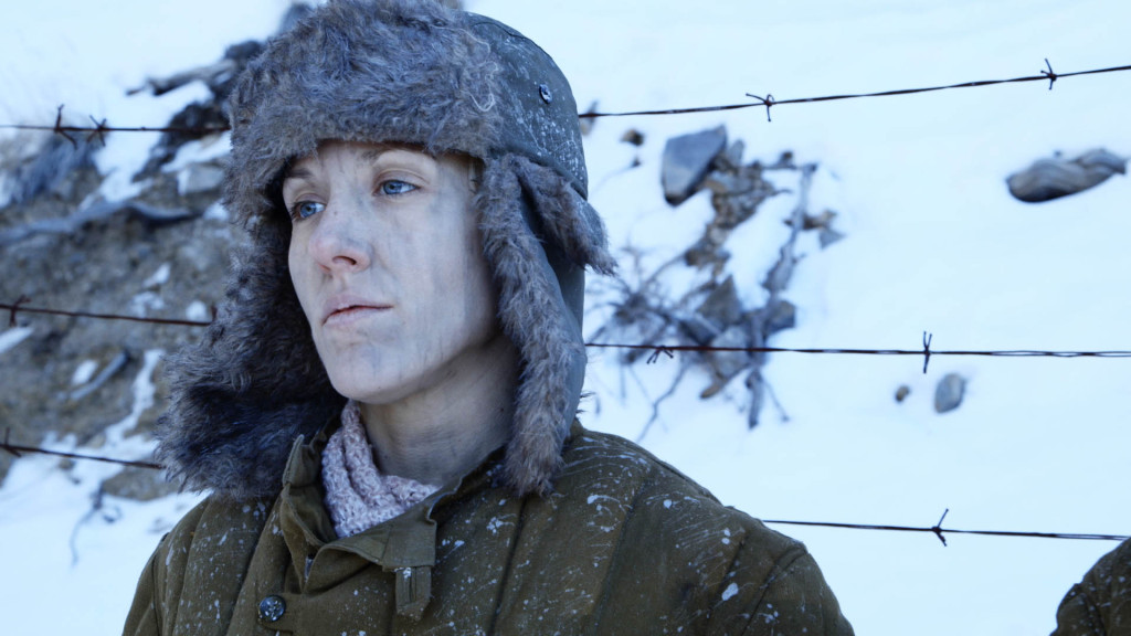 Chantal Jura as a determined Gulag survivor.