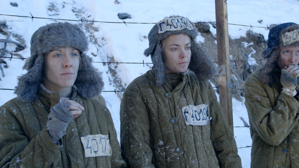 Chantal, Lana, Angelika, in the GULAG camp.