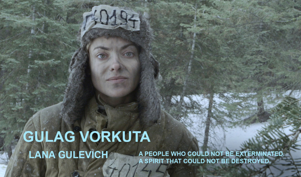 LANA GULEVICH is the star of Gulag Vorkuta. Opens the film with the story of her people, as a representative of her people.
